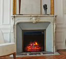 Bruciatore Elettrico da Incasso per Camini 1500W Chemin'Arte Oxford Nero
