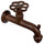 Rubinetto Colorato per Fontana da Giardino in Ottone Belfer RUB/022 Ruggine