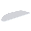Copriasse Ricambio Asse da Stiro Confort 125x48 cm Cotone Spugna Feltro Grigio     