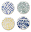 Set 4 Piatti Pizza Ø33x2 cm  in Porcellana VdE Tivoli 1996 Marea 