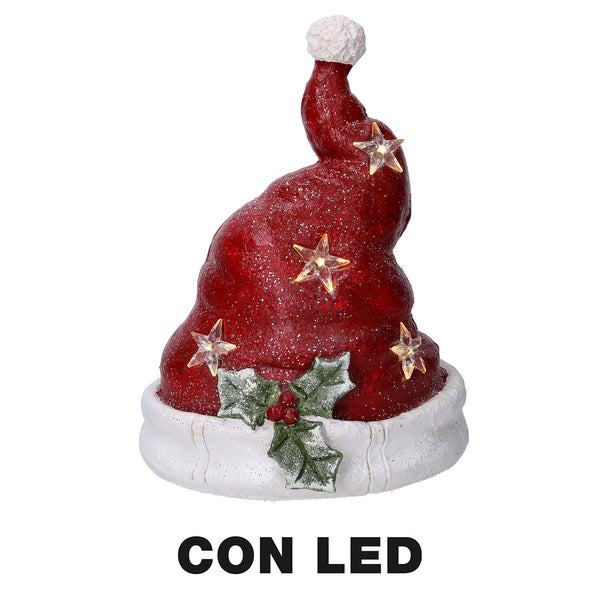 prezzo Cappello in Resina con Led rosso cm 28x26xh36,7