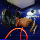 Cabina Sabbiatrice 138x89x56 cm 220L con Kit Accessori Blu