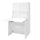 Mobile Scrivania a Scomparsa  70x35x140 cm Dalia Bianco Lucido