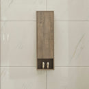 Mobile a Colonna per Bagno 30x20x100 cm in MDF Rovere