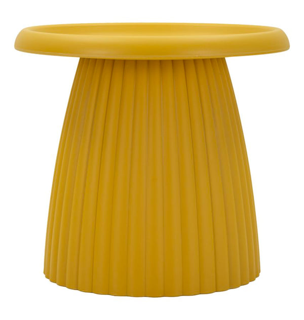 prezzo Tavolinetto Geax Senape Ø50x45 cm in Plastica Senape