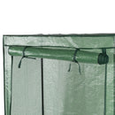 Serra per Piante a Fusto 100x50x150 Telaio in PP e PE e Struttura in Acciaio Verde      