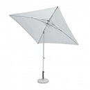 Ombrellone da Giardino 2x2 m Palo Ø38 mm Nice in Alluminio Bianco