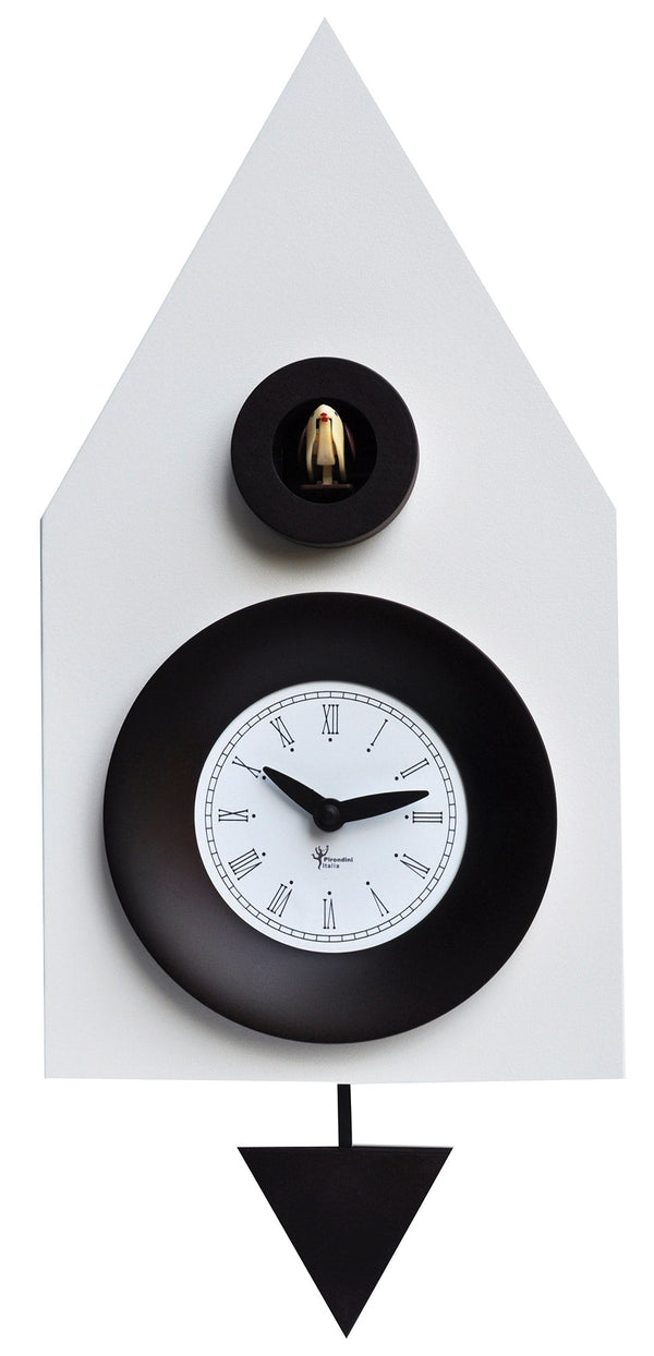 Orologio a Cucù da Parete 20x36x13cm Pirondini Italia Dark Bianco acquista