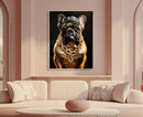 Dipinto su Tela Laccato Bully con Cornice 62x4x82 cm in Metallo e Abete e Tela      