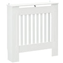Copritermosifone in Legno MDF Bianco 78x19x81 cm 