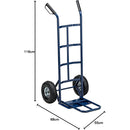 Carrello Portapacchi per Trasporto Traslochi Porta Pacchi con Ruote Pneumatiche      