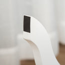 Specchio da Terra 47,5x45,5x154,5 cm Inclinazione Regolabile Bianco