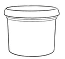 Vaso in Resina Tulli Cilindro Vicenza Classic Anticato Varie Misure