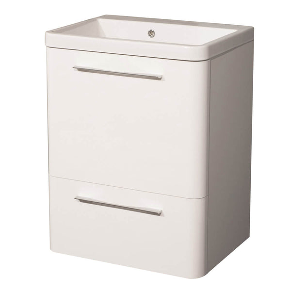 Mobile Lavatoio 65,5x50,5x87 cm 2 Cassetti Montegrappa Novella Dipiù Bianco prezzo