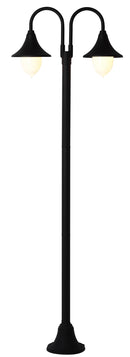 Paletto da Esterno Lampione H210 cm Bauer Parigi Nero
