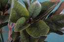 Set 2 Ramo con Foglie di Magnolia Artificiale Altezza 91 cm Verde