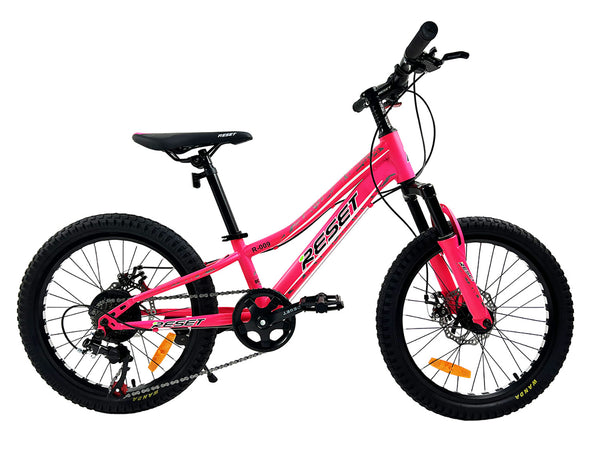sconto Bicicletta Mountain Bike per Bambini Unisex 20" MTB Phoenix 7V in Acciaio Fucsia