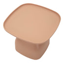 Tavolinetto Gea Rosa 48x48x38 cm in Polipropilene Rosa      