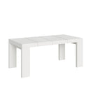 Tavolo Allungabile 140/244x90x77 cm Roxell Premium Bianco Frassino