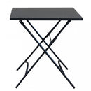 Tavolo Bristol 70x70x72 h cm in Acciaio Antracite