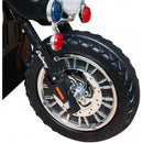 Mini Moto Elettrica per Bambini 6V Police Polizia Nera