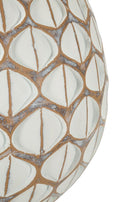 Vaso Resina Tibet Ø27x27 cm in Resina Bianco effetto lavato      