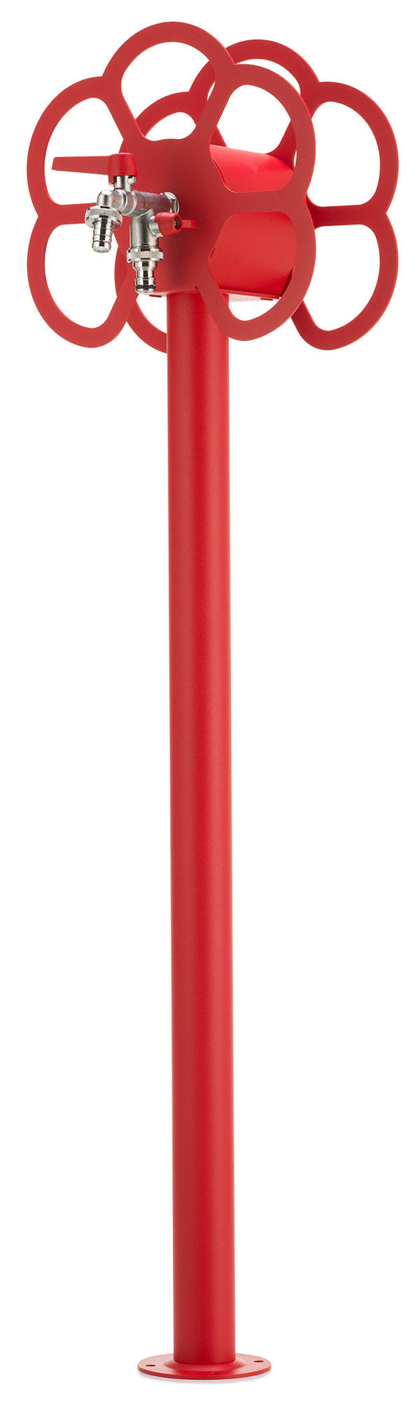 Fontana da Giardino con Rubinetto e Portatubo Integrato Belfer 42/SRF Rosso acquista