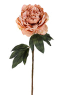 Set 3 Peonia Artificiale anticata Singola Altezza 72 cm 