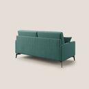 Divano 2 Posti 160x94x90 cm in Tessuto Verde Acqua