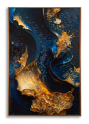 Stampa su Tela Laccata con Cornice Andromeda 60x4x90 cm in Pino e Tela e Plastica      