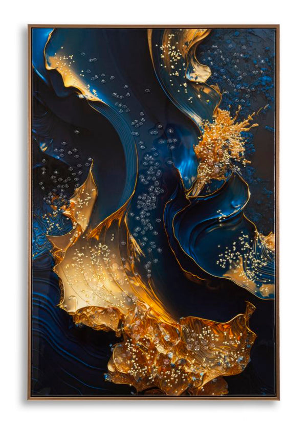 Stampa su Tela Laccata con Cornice Andromeda 60x4x90 cm in Pino e Tela e Plastica sconto