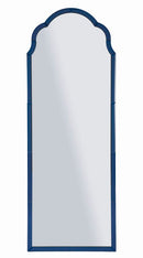 Specchio da Muro Tangeri Blu 55x2x150 cm in MDF e Vetro e Specchio Blu      