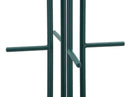 Appendiabiti Saturno Ottanio 45x28x178 cm in Metallo Verde acqua      