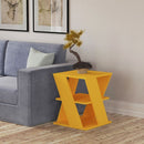 Tavolino da salotto 45x45x55 cm Cyclo mostarda