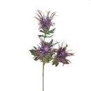 Set 6 Piante Artificiali di Cartamus Composta da 3 Fiori Altezza 67 cm Viola
