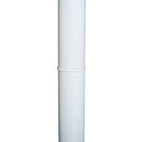 Appendiabiti Attaccapanni da Terra in Acciaio Bianco 35x35x176 cm 