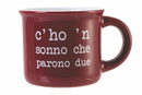 Set 6 Tazzine Caffè 90 ml in Porcellana Villa d'Este Home Tivoli Spqr