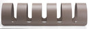 Rastelliera Portabici 5 Posti in Ferro 90x30x23 cm Belfer Bike Rack 42/PB Tortora