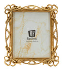 Cornice Knot 29x2,4x33,6 cm in Resina e Vetro Oro      