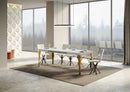 Tavolo Allungabile 130-234x90x77 cm Paxon Bianco Frassino
