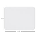 Tappetino per Sedia Ufficio Salvapavimento 90x120 cm in Plastica Trasparente
