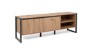 Mobile porta TV 160x40x55 cm Denver 54 quercia antracite