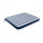 Cuscino Real Seduta 39x39x4 cm in Poliestere Blu