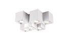 Plafoniera da Interno a LED in Metallo Bianco Opaco