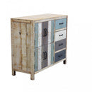Mobile Edison 100x40x86 h cm in Legno Multicolor