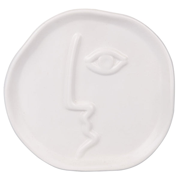 Vaso a Forma di Viso Tondo Ø18x18 cm 200 ml in Ceramica VdE Tivoli 1996 Vis a Vis prezzo