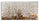 Dipinto Alluminio Albero 120x3,8x60 cm in Legno di Pino Metallo e Canvas