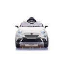 Macchina Elettrica per Bambini 12V con Licenza Fiat 500X Bianca
