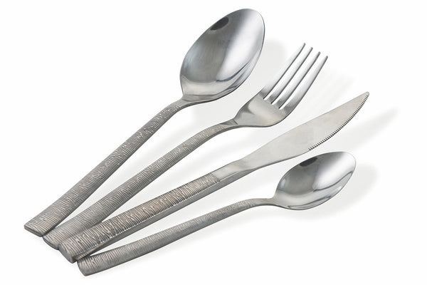 sconto Servizio Set di Posate 24 Pezzi in Acciaio Lucido Villa d'Este Home Tivoli Arrow