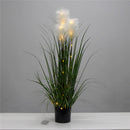 Pianta Artificiale H100 cm con Luci LED e Vaso Verde